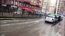 Erzurum'da sağanak yağış