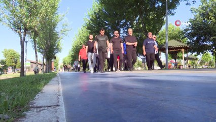 Başkan Aktaş vatandaşlarla birlikte spor yaptı