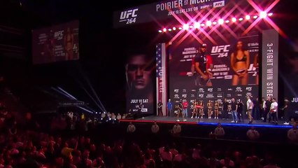 UFC 264- Ceremonial Weigh-in - Poirier vs McGregor 3