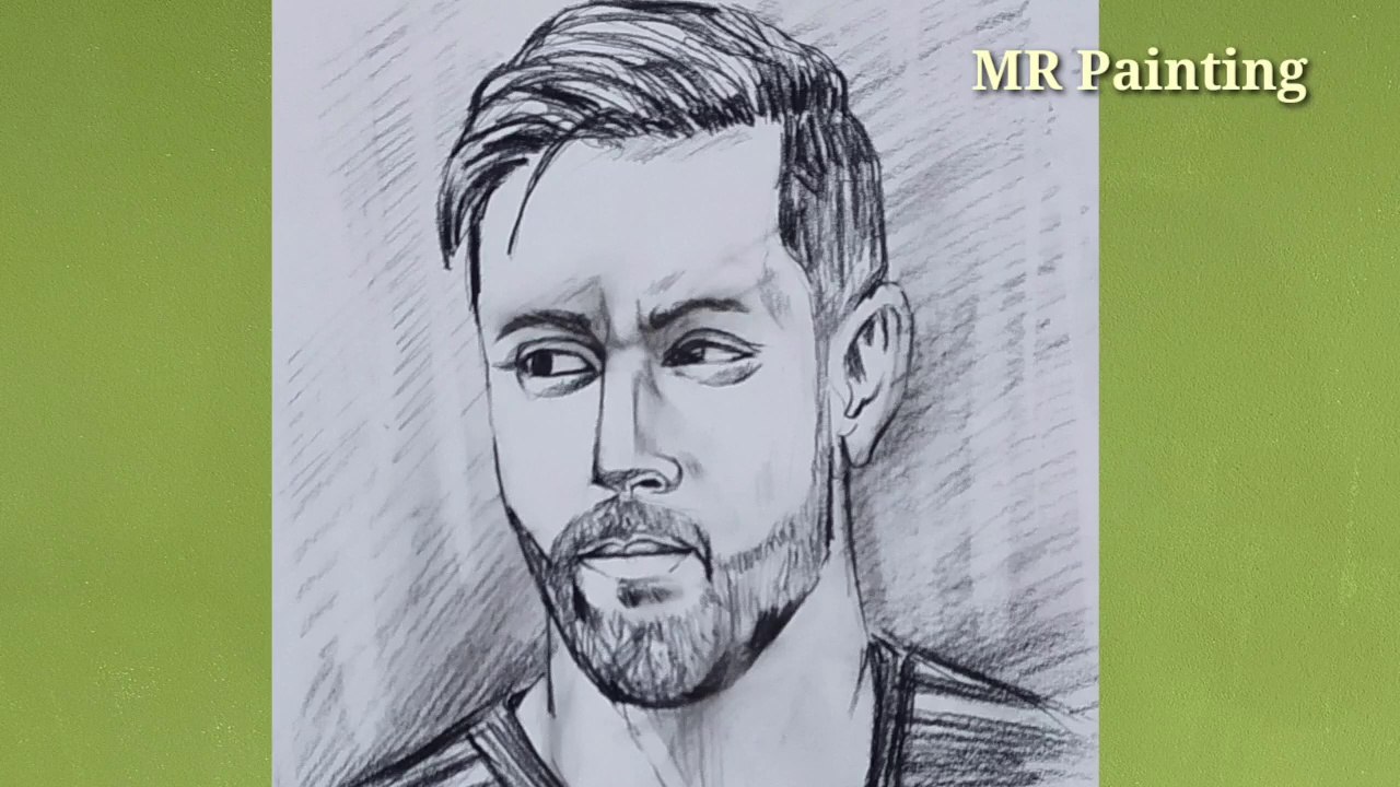 Lionel Messi Portrait drawing