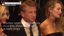 Cannes: Sean Penn et sa fille illuminent le tapis rouge