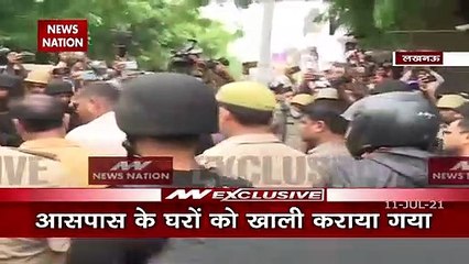 ATS personnel came out with suspicious items in Lucknow