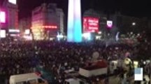 Argentine fans celebrate first Copa America in 28 years