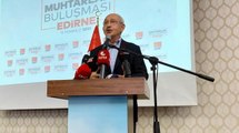 CHP Genel Başkanı Kılıçdaroğlu, muhtarlarla bir araya geldi