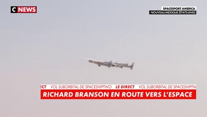 Revivez le décollage de Richard Branson