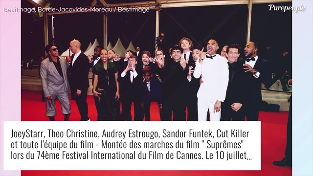 Cannes 2021 : Chloé Jouannet soutient son compagnon Sandor Funtek, Joeystarr looké