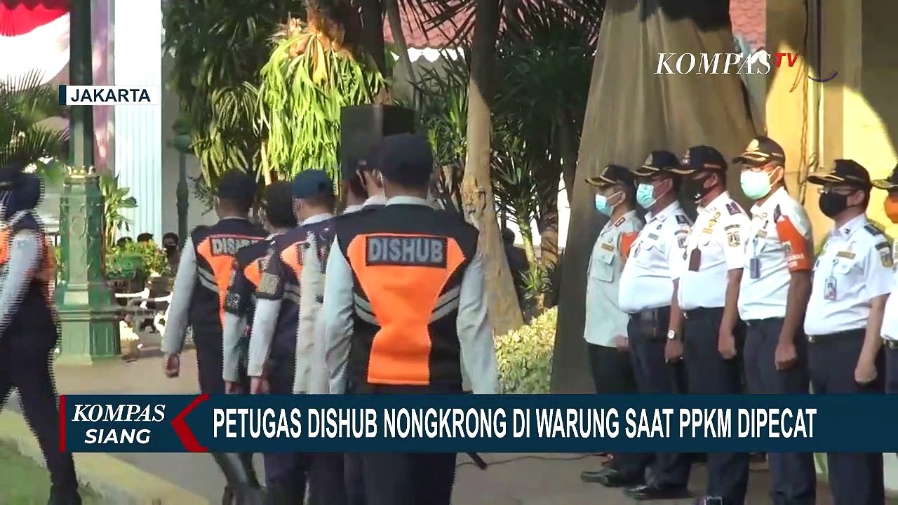 Nongkrong Saat PPKM Darurat, 8 Petugas Dishub Jakarta Dipecat
