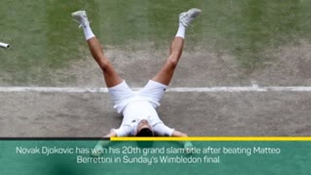 Djokovic ties grand slam record