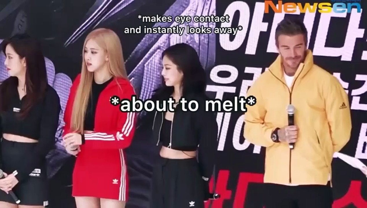 BLACKPINK WITH DAVID BECKHAM