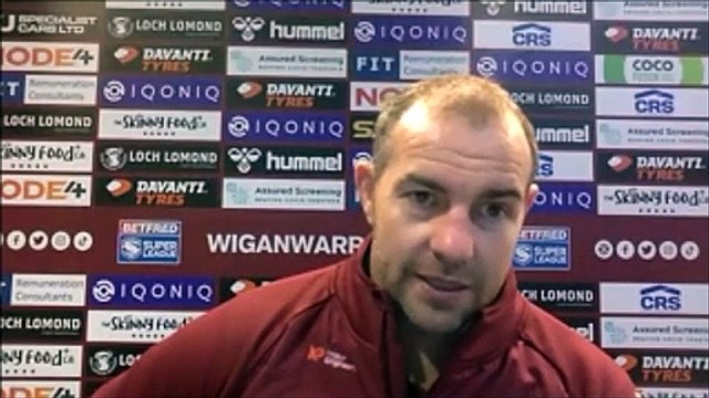 Huddersfield Giants boss Ian Watson after 16-12 loss at Wigan Warriors