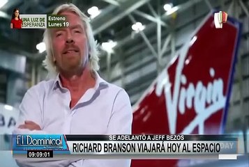 Richard Branson: multimillonario viaja al espacio en una nave de su propia compañía