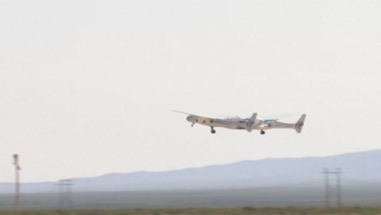 Virgin Galactic's first fully crewed spaceflight successfully takes off
