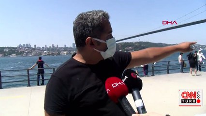 Boğaz'da denize girdi, kayboldu