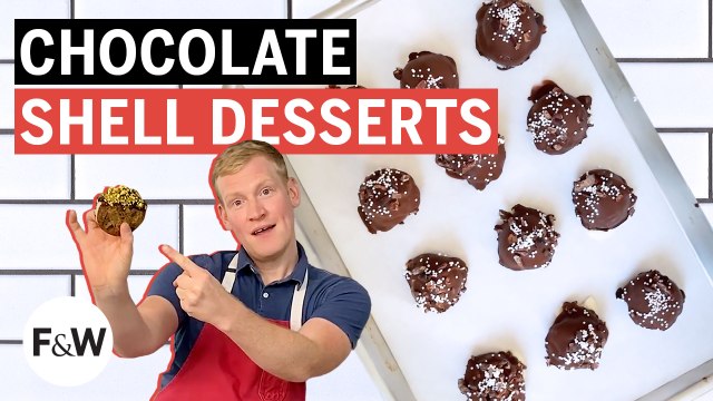 3 Chocolate Shell Desserts | Mad Genius | Food & Wine