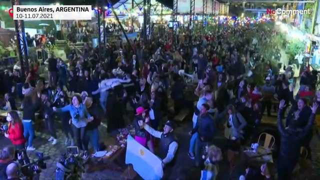 Copa América : les Argentins jubilent après leur victoire face au Brésil