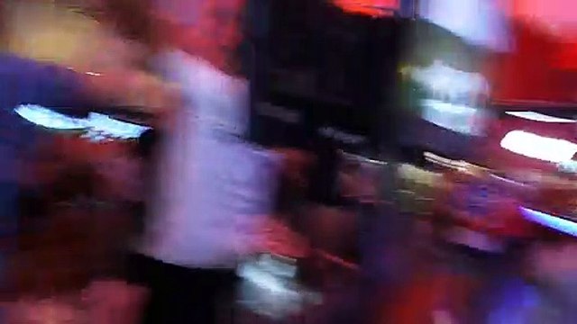 Fans celebrate at The Common Room as England score their first goal in the Euro 2020 final