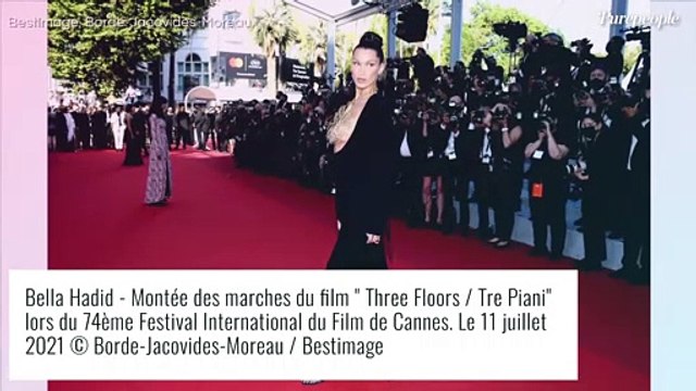 Cannes 2021 : Bella Hadid poitrine à l'air, un bijou somptueux