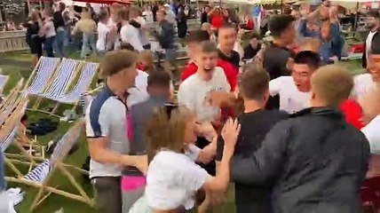 England v Italy: sad end to a rollercoaster night for fans in Hartlepool