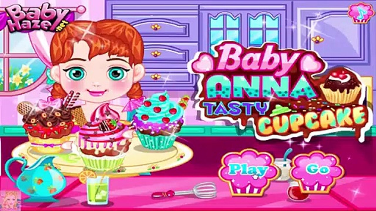 Baby Anna Tasty Cupcakes Frozen Princess Anna Cake Decoration Game for Kids