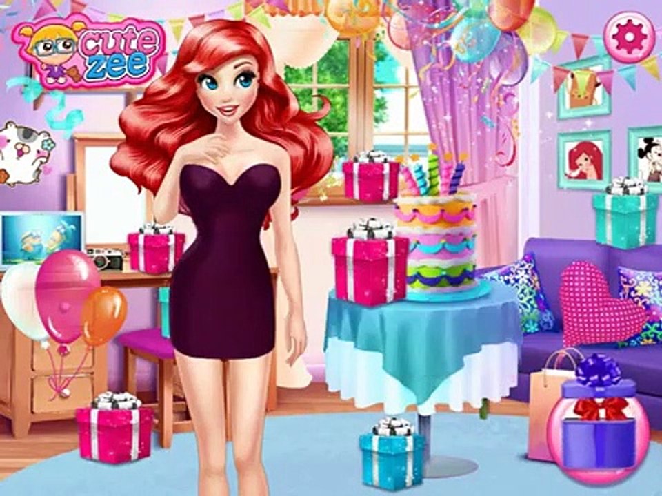 DISNEY PRINCESA ARIEL LA SIRENITA CELEBRA SU CUMPLEAÑOS DISNEY PRINCESS ARIEL BIRTHDAY