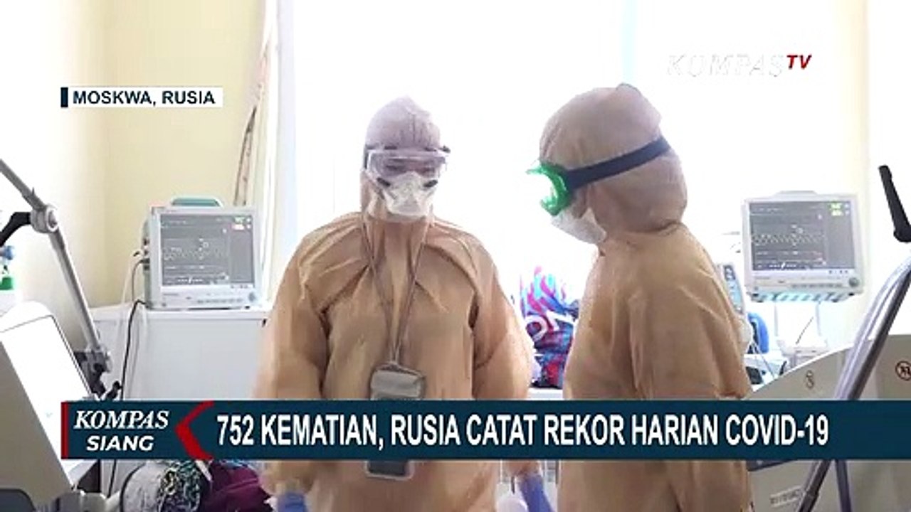 Rusia Catat Rekor Harian Kematian Akibat Corona, 752 Orang dalam Sehari