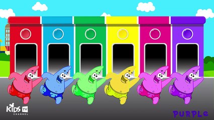Colours for Children to Learn Patrick Star Colors The SpongeBob SquarePants, Kids video