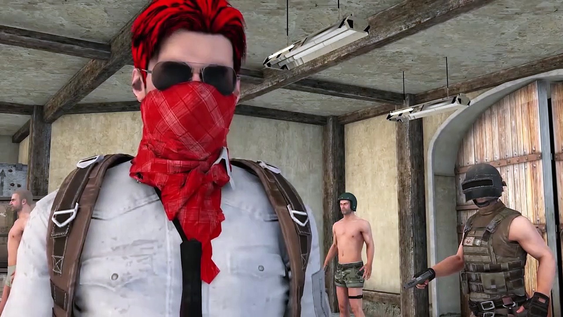 ⁣Pubg Animation : Super Noob Vs Pro Battle - (Sfm Animation)