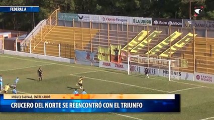 Crucero del Norte se reencontró con el triunfo