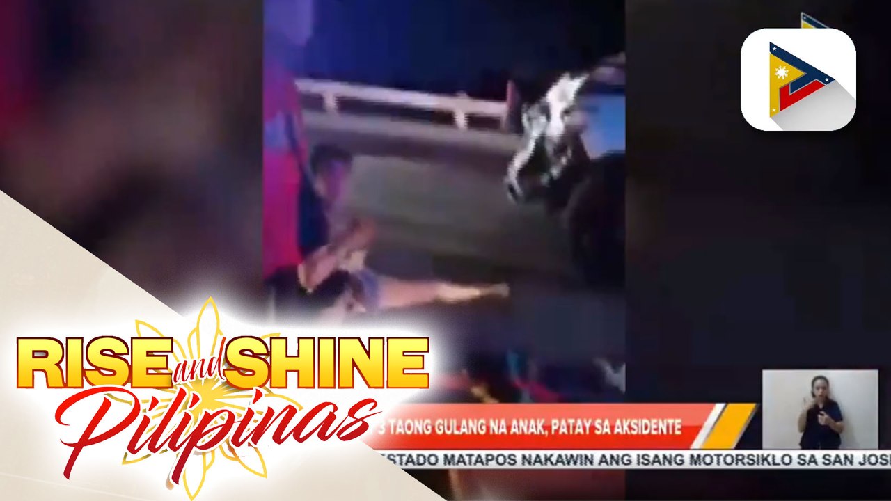 Mag-live-in-partner at 3 taong gulang na anak, patay matapos bumangga ang sinasakyang motorsiklo sa SUV Abucay, Bataan