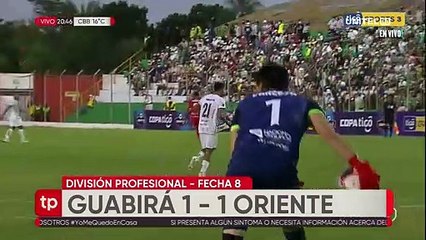 Guabirá y Oriente Petrolero se reparten los puntos
