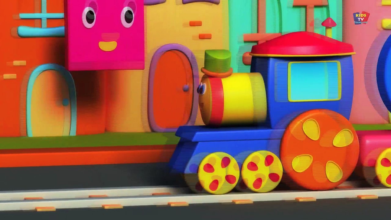 Bob le train chanson - par-delà les montagnes - comptines - rime en français - Over The Mountains