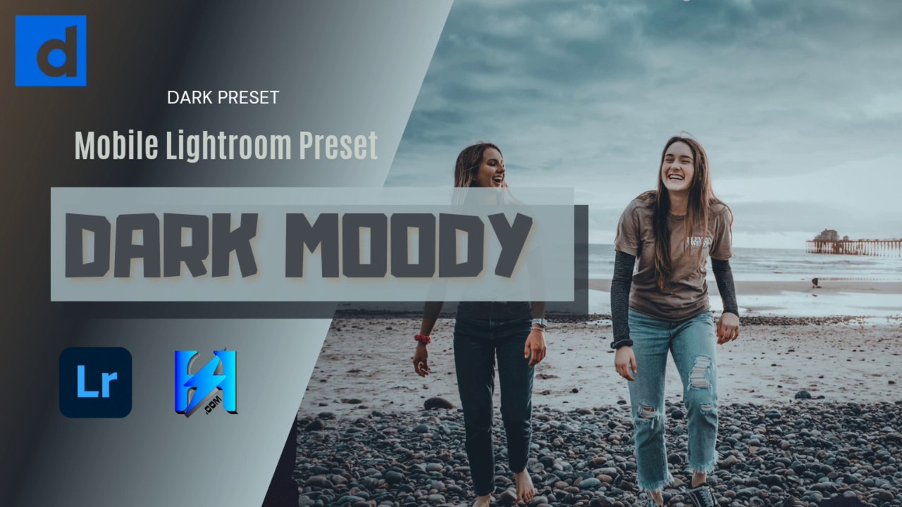 Tutorial Lightroom : Dark Moody Preset | Free Download Preset