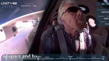 Virgin Galactic launch - Sir Richard Branson becomes first billionaire in space