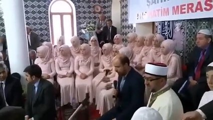 Bilal Erdoğan hatim merasimlerinde Kuran-ı Kerim okudu