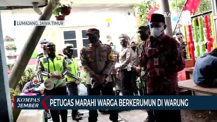 TNI Marahi Warga yang Berkerumun di Warung saat PPKM Darurat