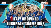 Italy crowned European champions after shootout win over England