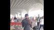Mouni Roy Spotted at Airport in Black Hot Suit