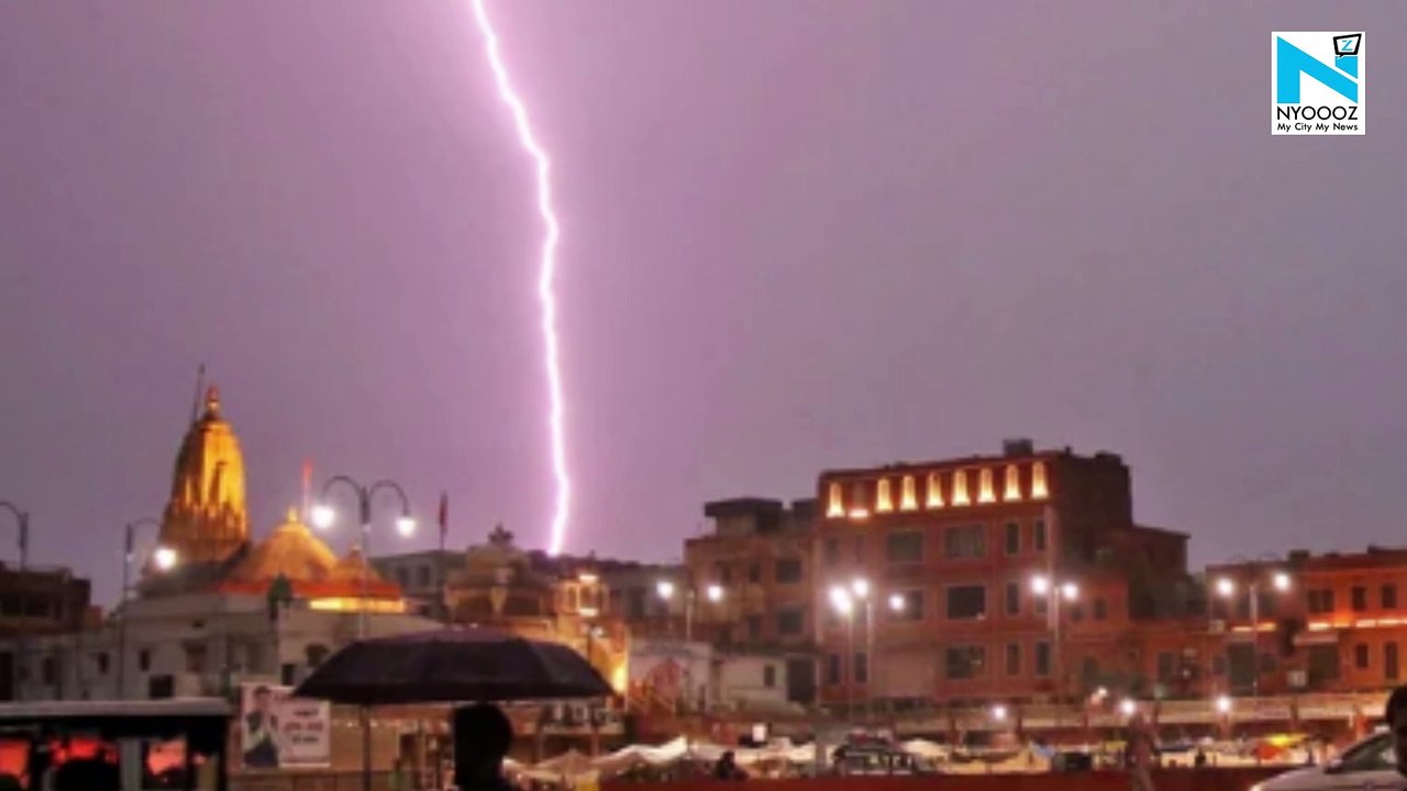 Lightning strikes in Rajasthan , around 28 dead, several injured