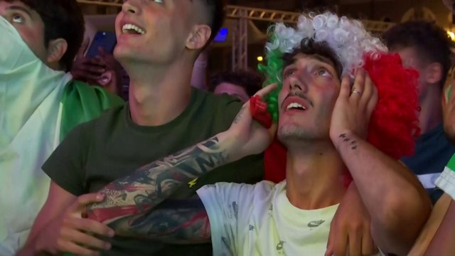 Euro 2020: la joie des supporters à Rome après la victoire de l'Italie