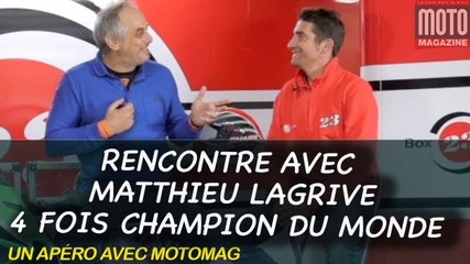Matthieu Lagrive, 4 titres de Champion du monde d'endurance moto - Un Apéro avec Moto Magazine