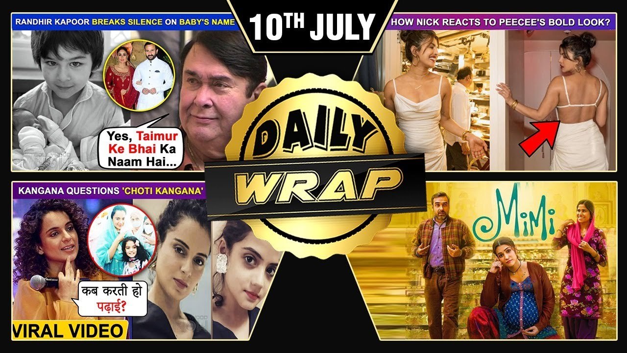 Kriti Turns Surrogate Mother, Deepika & Hrithik Fighter Look, Priyanka's Backless Dress |Top 10 News