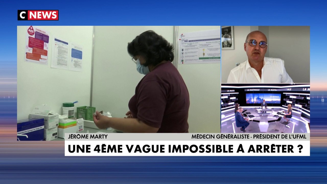 Jérôme Marty sur la vaccination obligatoire : «on ne peut pas empêcher des gens de travailler dans la mesure où l'on manque de soignants»