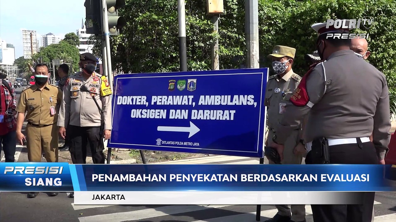 Ditlantas Polda Metro Jaya Menambah Titik Penyekatan