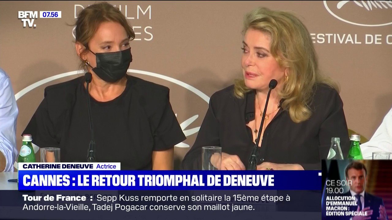 Plus d'un an après son AVC, Catherine Deneuve fait son retour à Cannes avec le film "De son vivant"