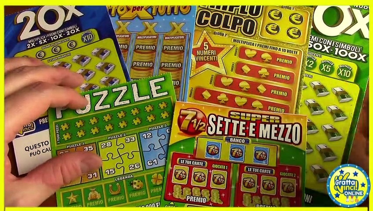 GRATTA E VINCI con Puzzle, Triplo Colpo e...