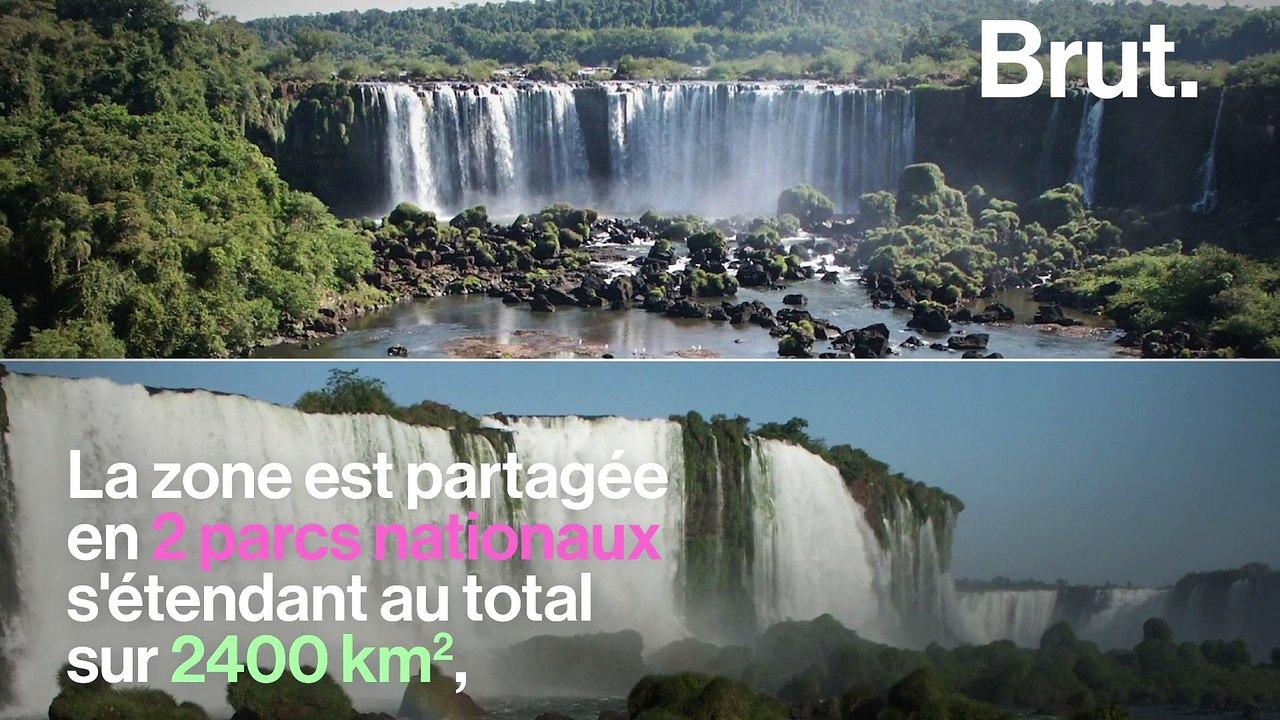 Les 275 cascades des chutes d'Iguazú