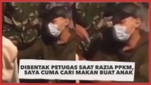 Dibentak Petugas saat Razia PPKM, Pemilik Warkop Saya Cuma Cari Makan Buat Anak-anak