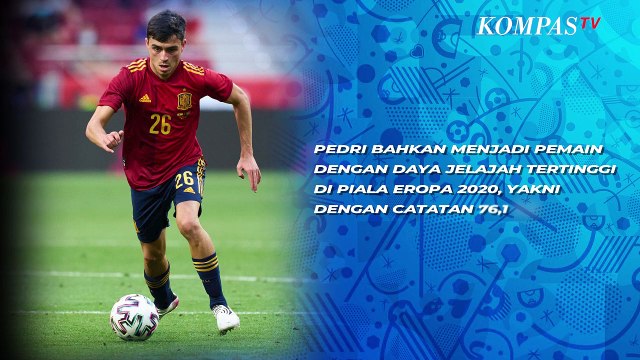 Pedri Raih Penghargaan Pemain Muda Terbaik Piala Eropa 2020