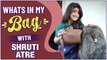 WHAT'S IN MY BAG ft. Shruti Atre | Raja Rani Chi Ga Jodi | Vahini Saheb | Colors Marathi