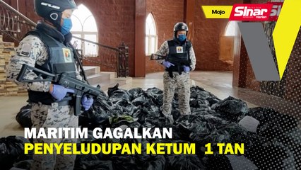 Maritim gagalkan penyeludupan ketum 1 tan